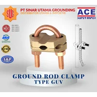 Ground Rod Klem tipe GUV U Bolt Grounding Klem GUV 5/8-1 Inc 35-185mm AXIS