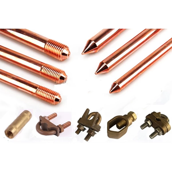 Ground Rod Copper Clad Steel Rod 3/4" Import
