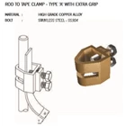 Ground Rod Double Tape clamp 1