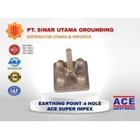 Earthing Point Grounding Point 4 Kaki/4 Lubang ACE Super Impex