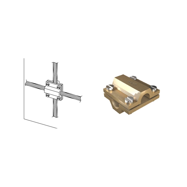 Square Cable Clamp Cable Cross 25-50mmACE Super Impex